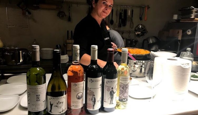 Ileana Braniște a semnat meniul serii speciale de degustare a vinurilor Licorna, la VINO wine bar
