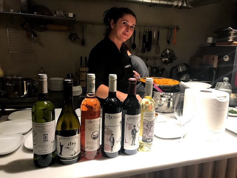 Ileana Braniște a semnat meniul serii speciale de degustare a vinurilor Licorna, la VINO wine bar