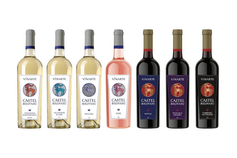Extindere de gamă de la Vinarte - Castel Bolovanu recolta 2020 conține nu mai puțin de 7 vinuri: 3 albe, un rose și 3 roșii