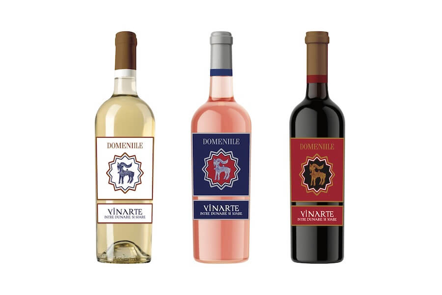 Gama Domeniile Vinarte a producătorului oltean conține un asamblaj alb, unui rose și unul roșu și are un preț de piață previzionat de aproximativ 30 lei