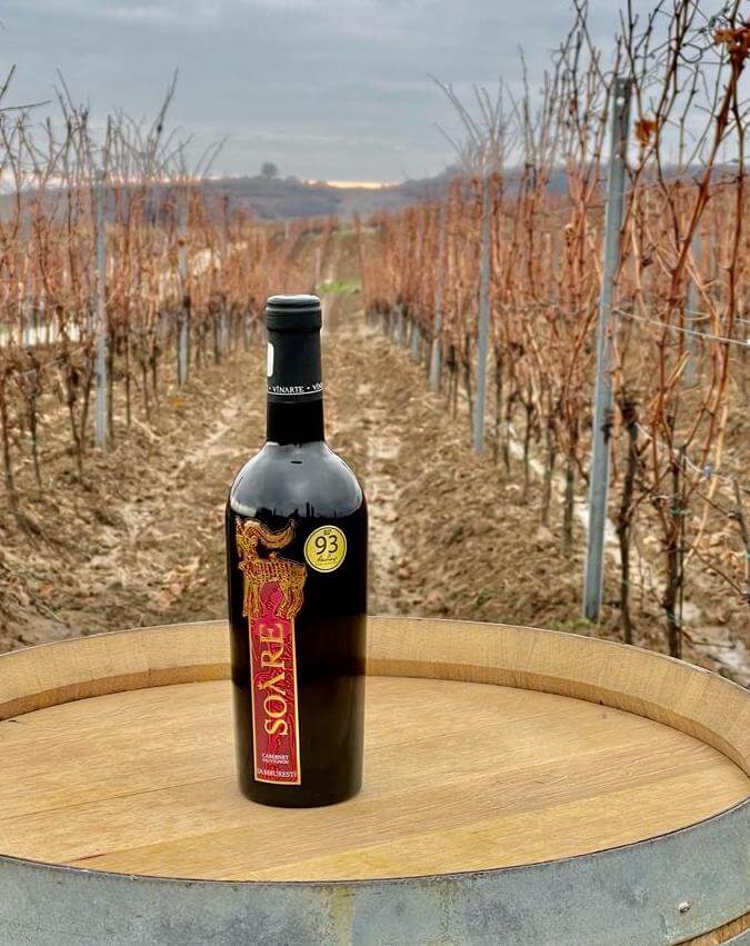 Cabernet Sauvignon SOARE 2017 este primul vin românesc de 93 puncte Robert Parker și are o interval de consum recomandat până cel puțin în 2037