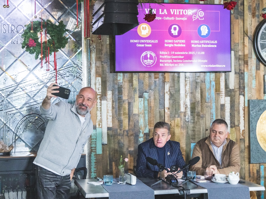 Inteligența artificială și noul limbaj al domeniului – conferința „Vin la viitor” cu Sergiu Nedelea și Marius Buiculescu
