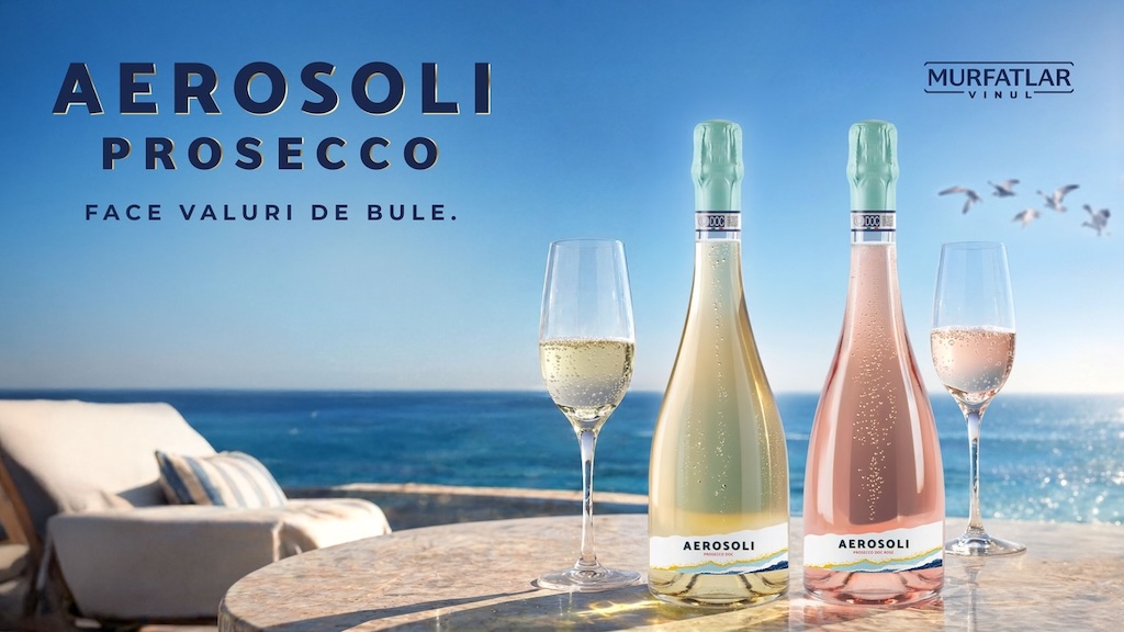 Prosecco DOC Aerosoli – un pas al Murfatlar în categoria cea mai dinamică a pieței de vin (nu doar din România)