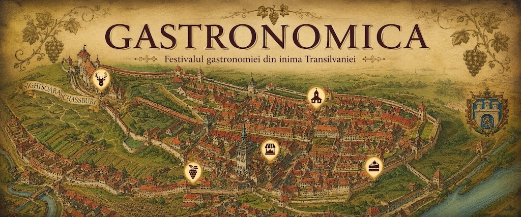 Sighișoara – un întreg oraș în festival de Ziua gastronomiei și vinurilor din România. Accesul, cu Pașaport!